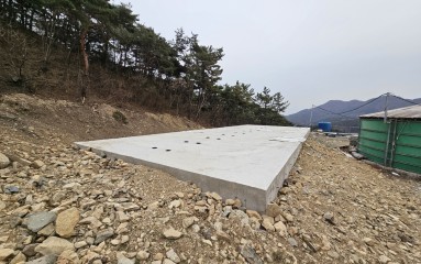 정현농장_정화방류용 신설 토목저장탱크 공사(900톤)